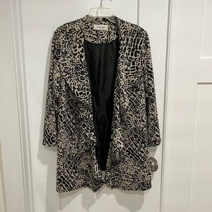 Calvin Klein Animal Print Blazer